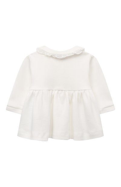 Комплект из распошонки и ползунков MONNALISA белого цвета по цене 17085 руб., арт. 35B507, фото 3 Комплект из распошонки и ползунков MONNALISA, арт. 35B507, фото 3