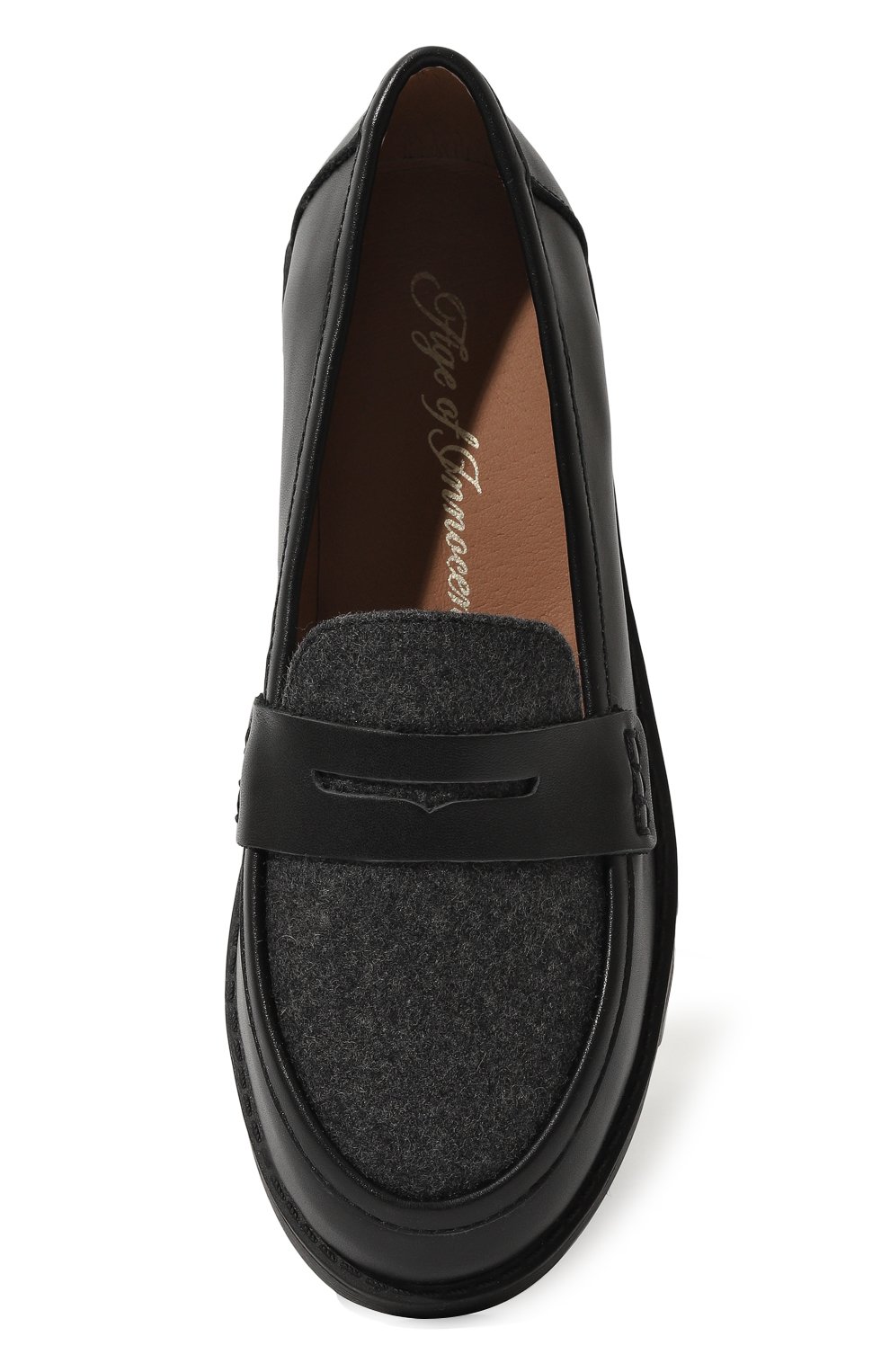 Кожаные пенни-лоферы paula AGE OF INNOCENCE черного цвета по цене 15300 руб., арт. 000361/PAULA 2.0/29-34, фото 4 Кожаные пенни-лоферы paula AGE OF INNOCENCE, арт. 000361/PAULA 2.0/29-34, фото 4