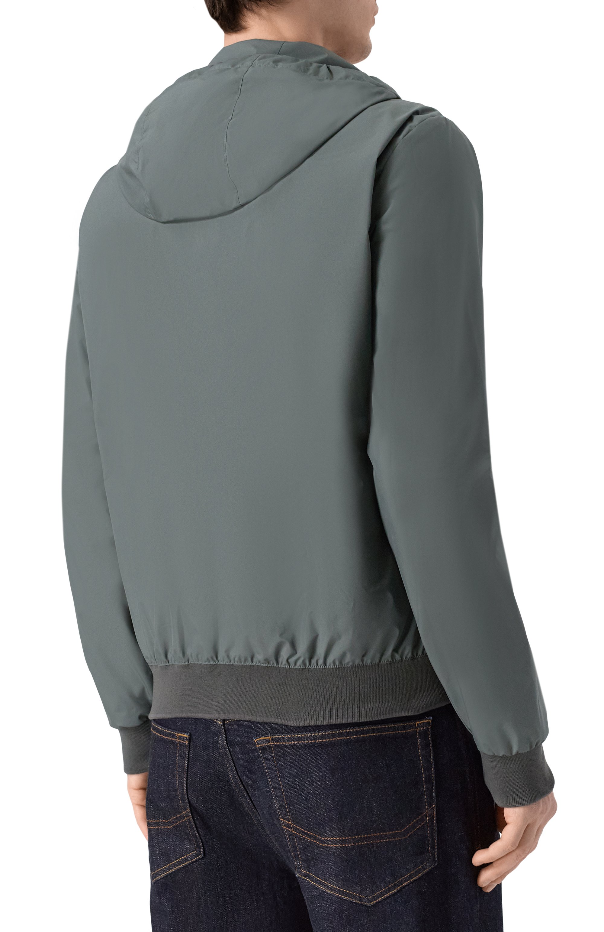 Бомбер denon-stp MOORER зеленого цвета по цене 134500 руб., арт. DEN0N/STP, фото 4 Бомбер denon-stp MOORER, арт. DEN0N/STP, фото 4