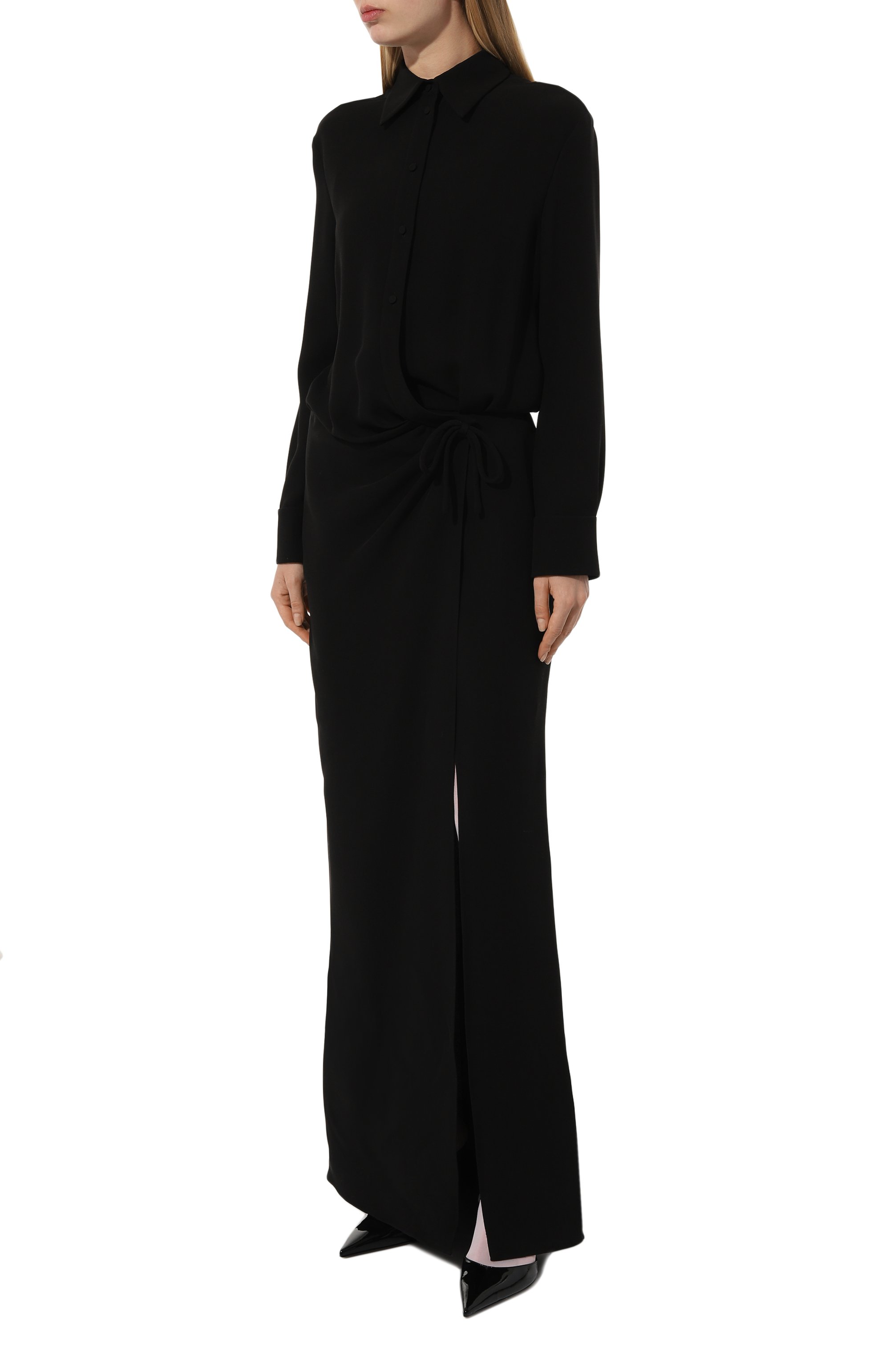 Шелковое платье VALENTINO, арт. 3B3VDG451MM, фото 3