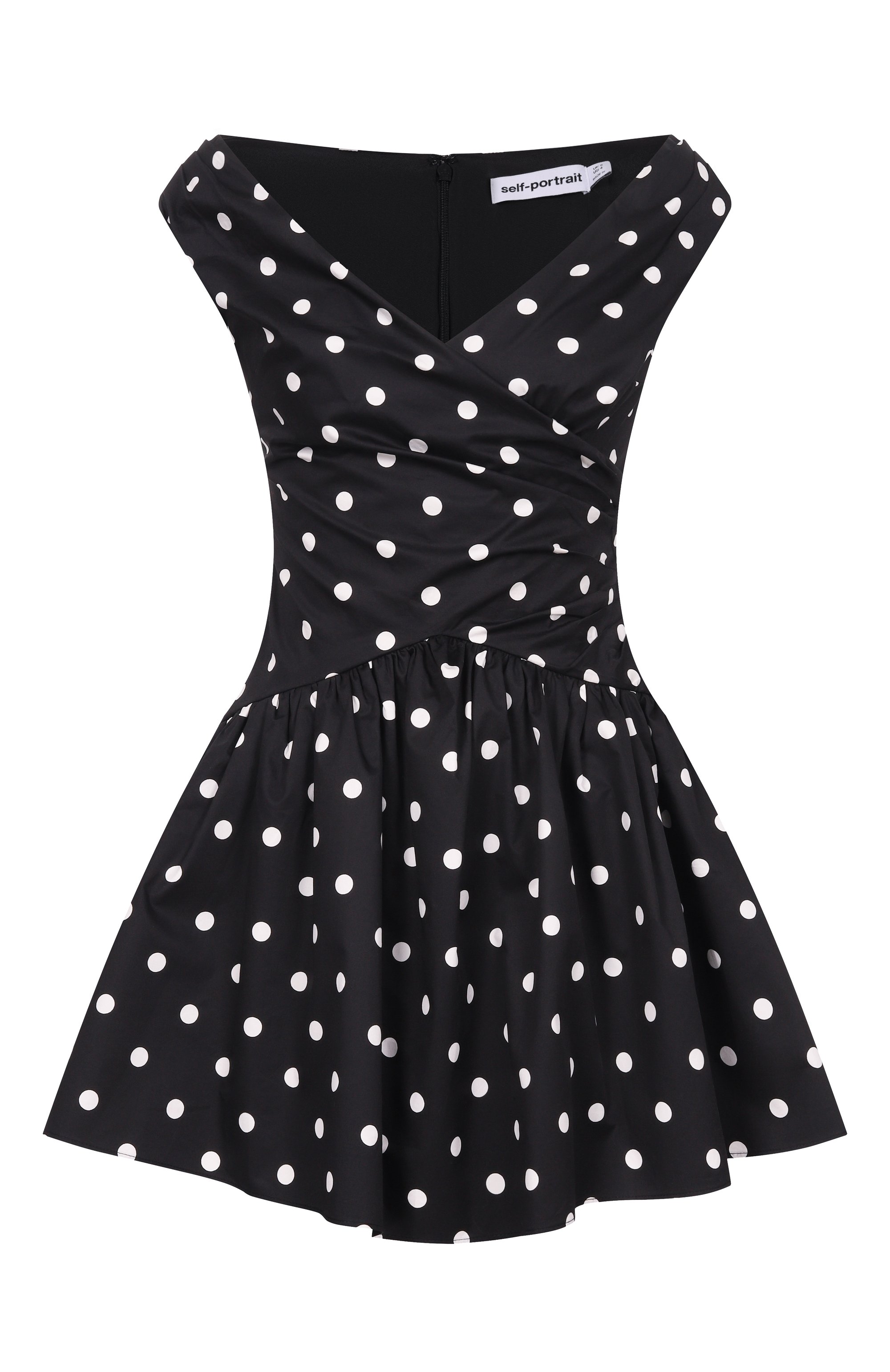 Хлопковое платье SELF-PORTRAIT, арт. RS26209SB, фото 1