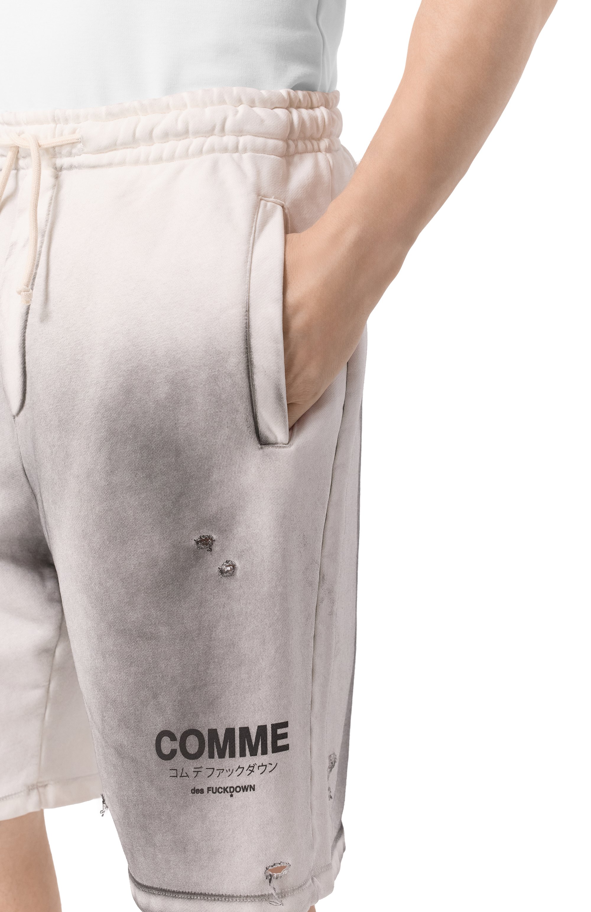 Хлопковые шорты COMME DES FUCKDOWN, арт. CFABM01533, фото 5