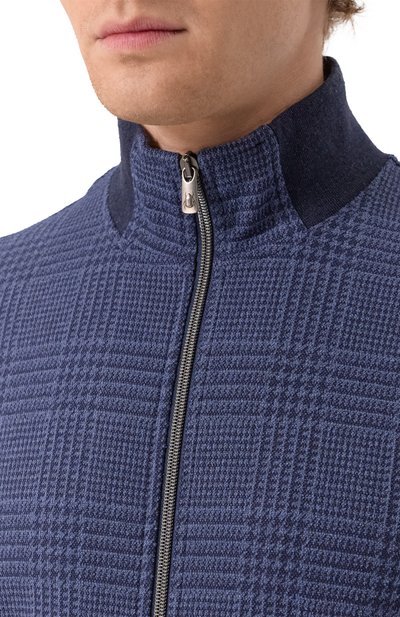 Толстовка CAPOBIANCO темно-синего цвета по цене 89950 руб., арт. 18M450.ST00., фото 5 Толстовка CAPOBIANCO, арт. 18M450.ST00., фото 5