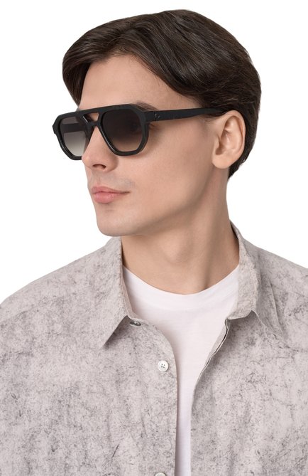 Женские солнцезащитные очки MYKITA черного цвета, арт. AMARE/801 | Фото 2 (Нос: Не проставлено; Региональные ограничения белый список (Axapta Mercury): Не проставлено)