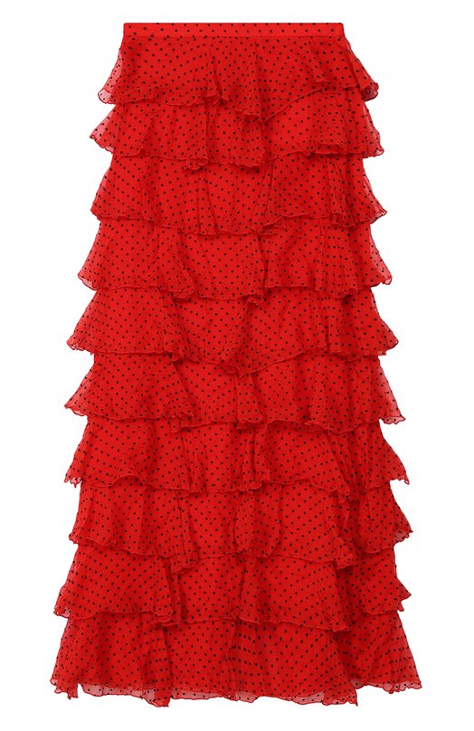 

Шелковая юбка Rodarte, Красный