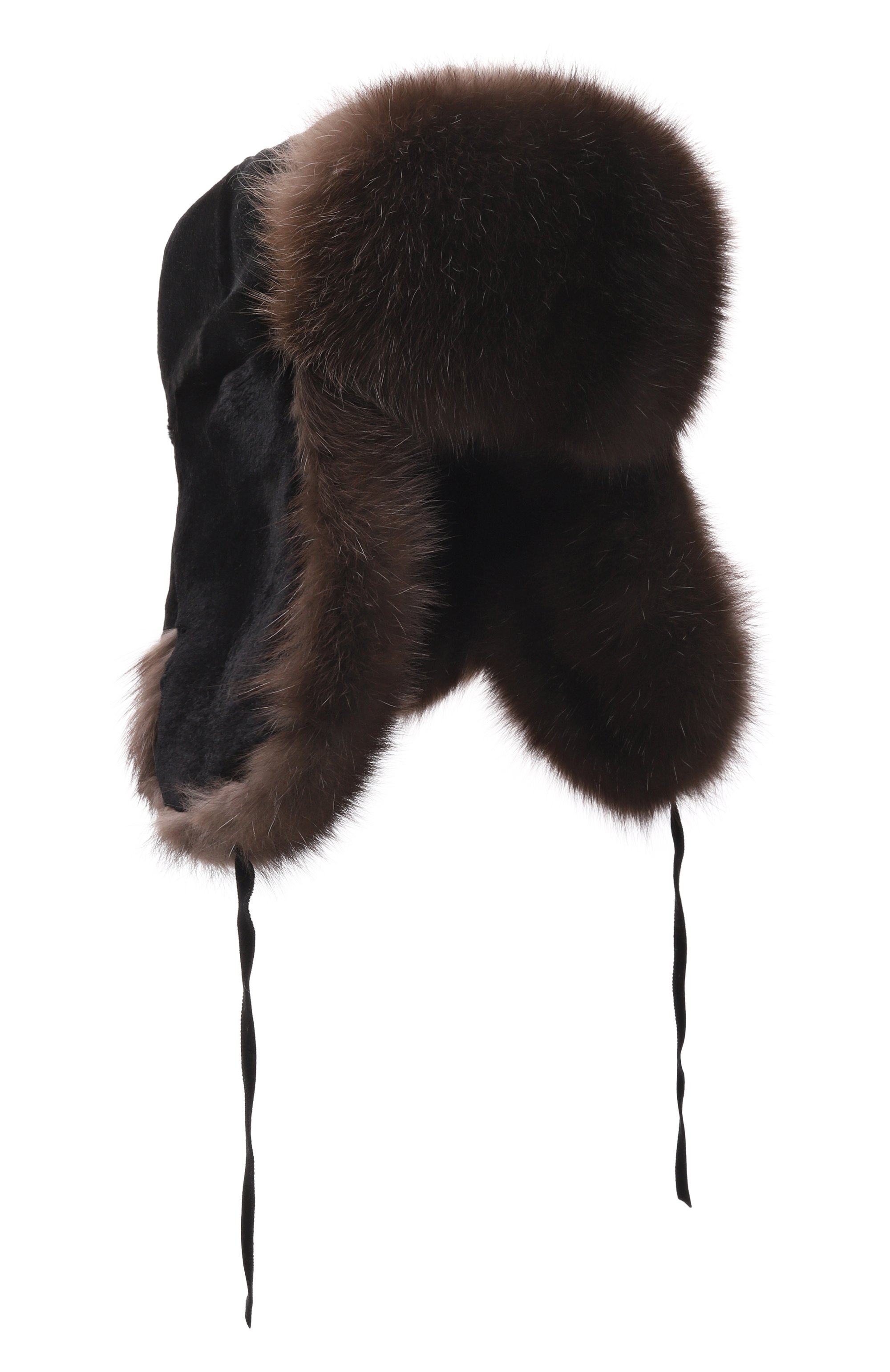 Меховая шапка-ушанка из норки и соболя FURLAND, арт. 0012207450143600000, фото 1