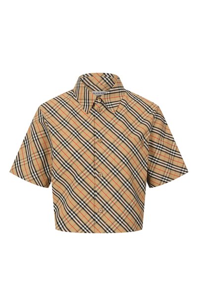 Женская хлопковая рубашка BURBERRY, арт. 8106190