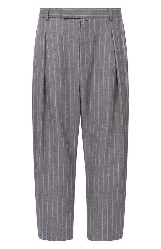 Шерстяные брюки MORDECAI 26E96MRU34L_001 Серый 26E96MRU34L_001