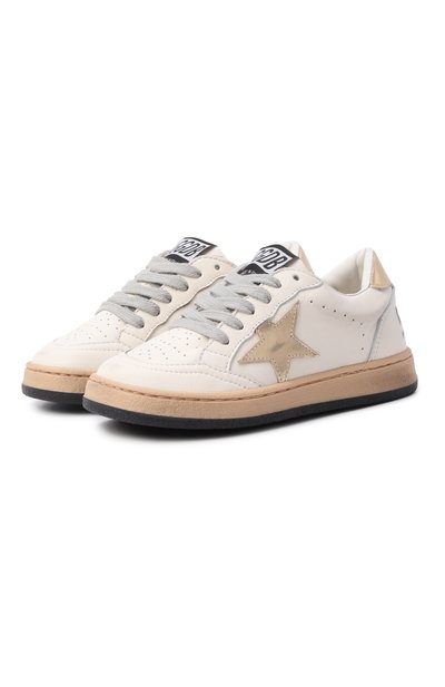 Кожаные кеды ball star GOLDEN GOOSE DELUXE BRAND, арт. GYF00439.F004244