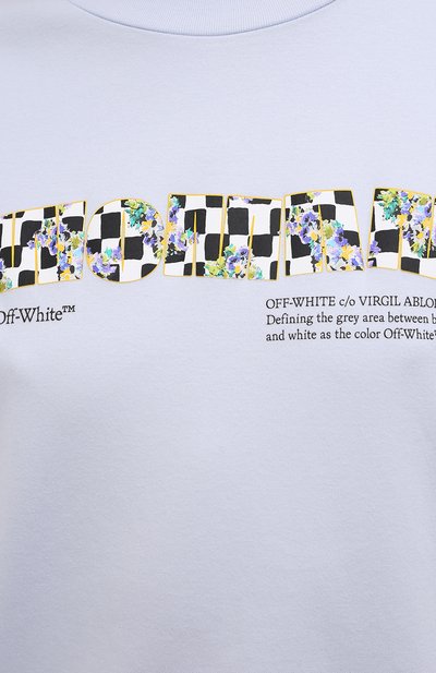 Хлопковая футболка OFF-WHITE, арт. 0WAA089S21JER004, фото 5