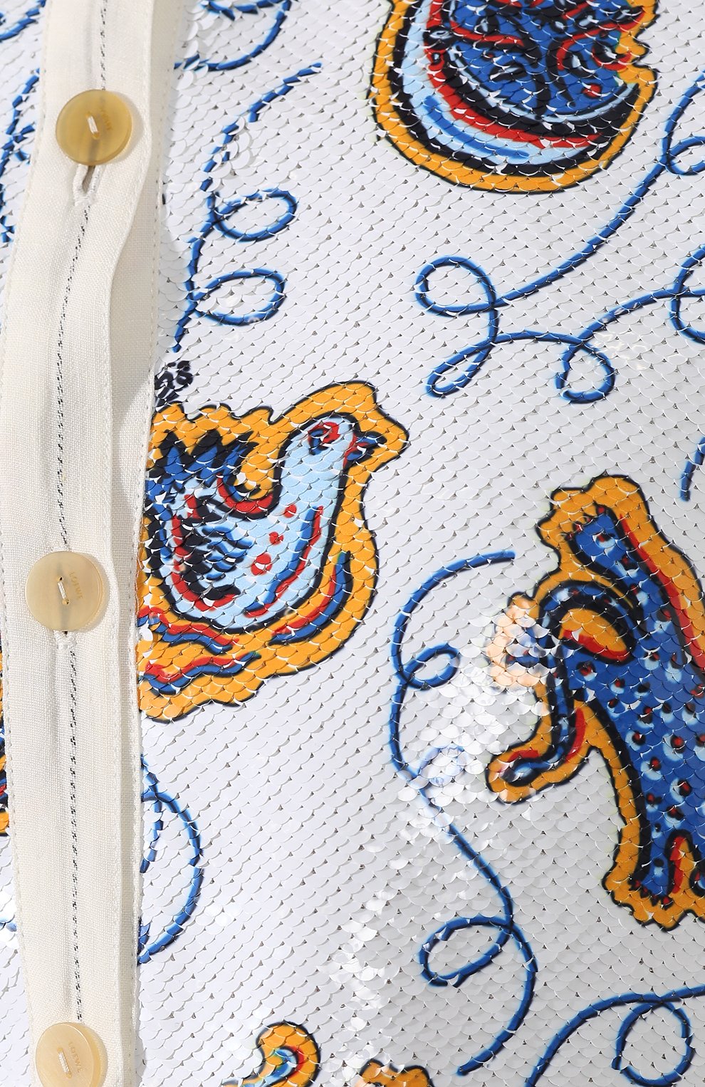 Платье loewe x paula's ibiza LOEWE белого цвета по цене 109500 руб., арт. S2296351P0, фото 5 Платье loewe x paula's ibiza LOEWE, арт. S2296351P0, фото 5