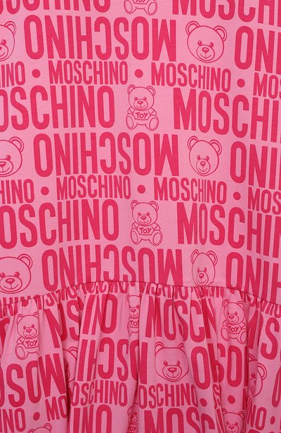 Хлопковое платье MOSCHINO, арт. HDV0A5/LBB59/10A-14A, фото 3