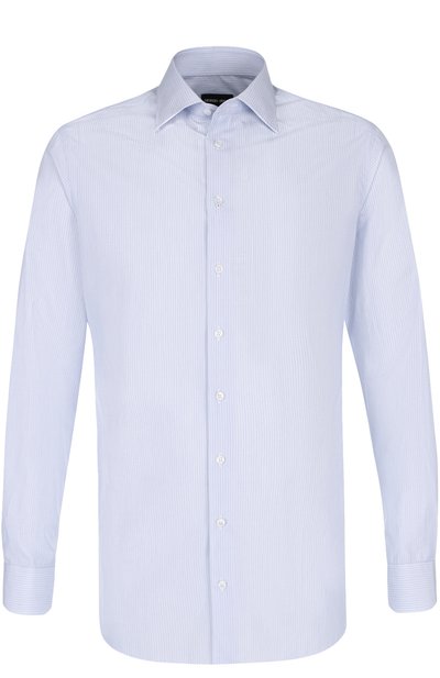 Хлопковая со рочка с воротником кент GIORGIO ARMANI, арт. ZSCMRT/ZS75C, фото 1