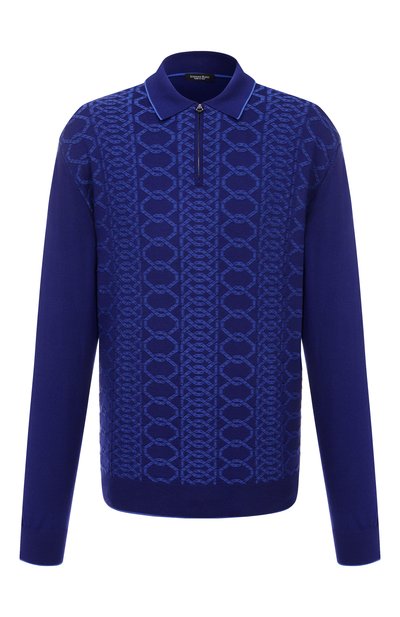 Мужская поло из шерсти и шелка STEFANO RICCI, арт. KE06014P30/E25404