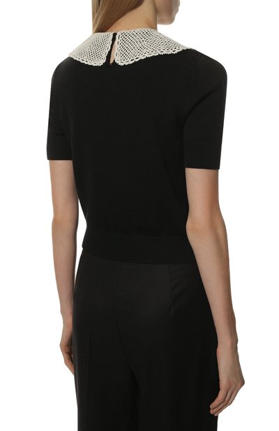 Шерстяной пуловер MIU MIU, арт. MML476-1Y9G-F0002, фото 4