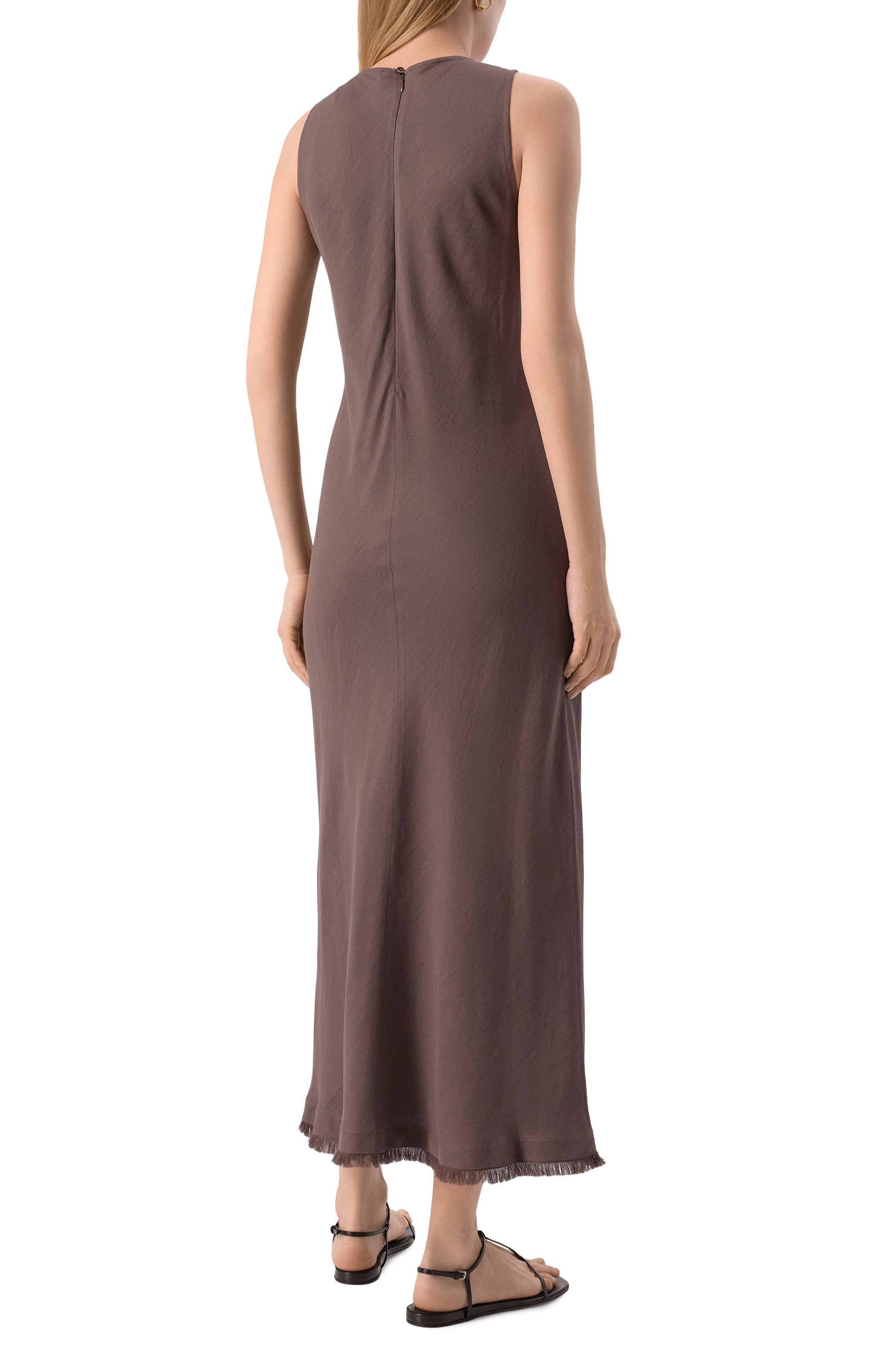 Платье из вискозы и льна ANTONELLI FIRENZE, арт. L6601N/935, фото 4