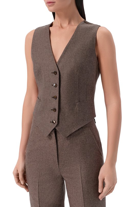 Кашемировый жилет MVST M25.1MW.J007/77568 Коричневый  M25.1MW.J007/77568 Фото 3