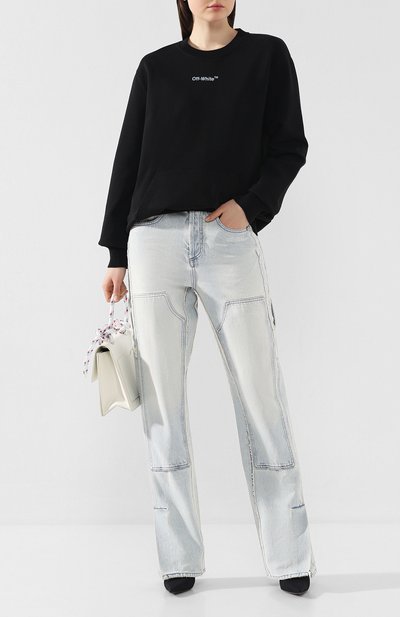 Хлопковый свитшот OFF-WHITE, арт. 0WBA055R200030431001, фото 2
