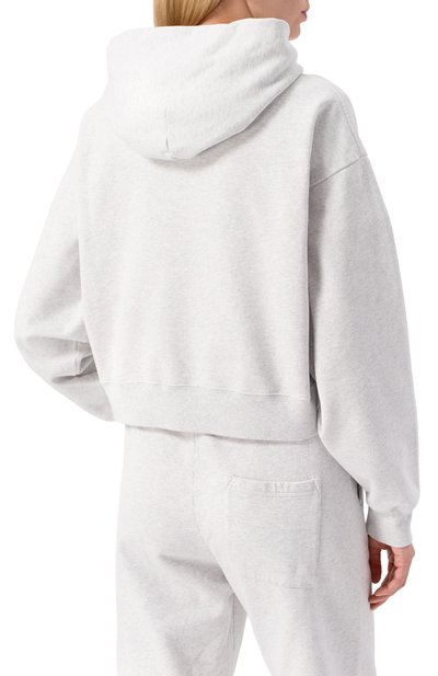 Хлопковое худи SPORTY AND RICH, арт. ST074508243GY03, фото 4