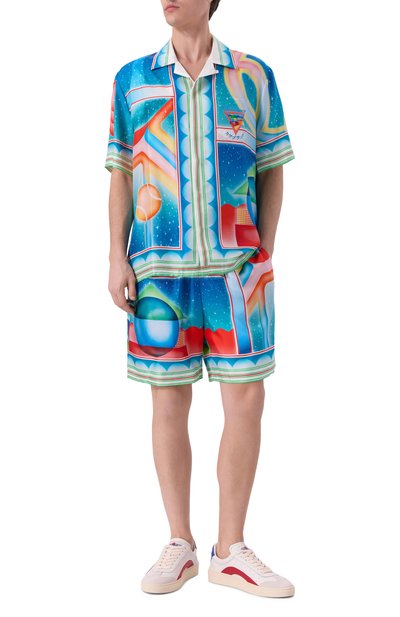 Шелковые шорты CASABLANCA, арт. MPF25-TR-012-07, фото 2