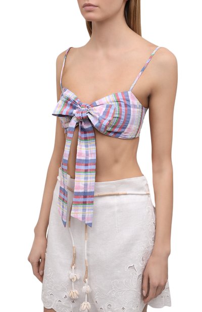 Хлопковый топ ZIMMERMANN, арт. 1642TTED, фото 3