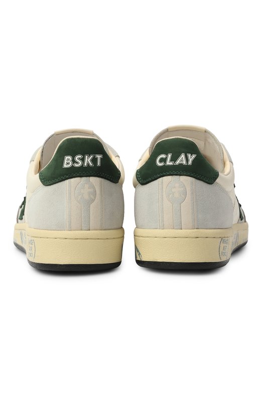 Кожаные кеды BSKT Clay Premiata BSKT CLAY/VAR 7623 Кремовый  BSKT CLAY/VAR 7623 Фото 7