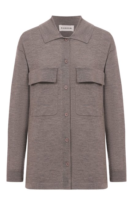 Женский кардиган из шерсти и кашемира P.A.R.O.S.H., арт. LIME25-D540898