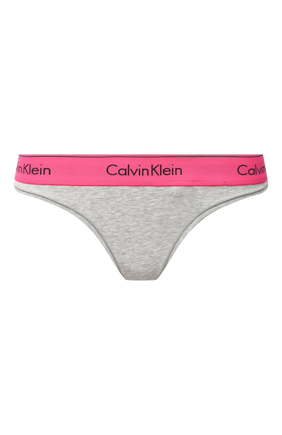 Трусы-стринги CALVIN KLEIN серого цвета по цене 2730 руб., арт. F3786E, фото 1 Трусы-стринги CALVIN KLEIN, арт. F3786E, фото 1