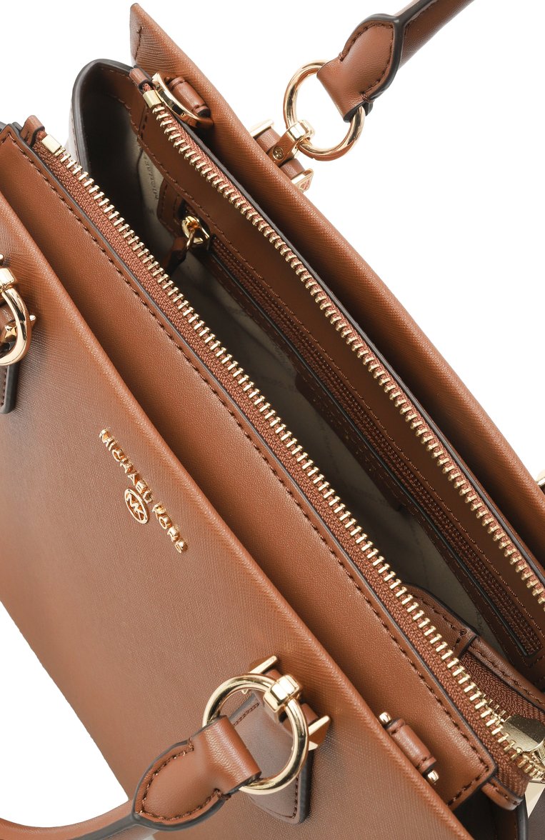 Женская сумка marilyn medium MICHAEL MICHAEL KORS коричневого цвета, �арт. 30S2G6AS2L | Фото 5 (Размер: medium; Ремень/цепочка: На ремешке; Материал: Натуральная кожа)