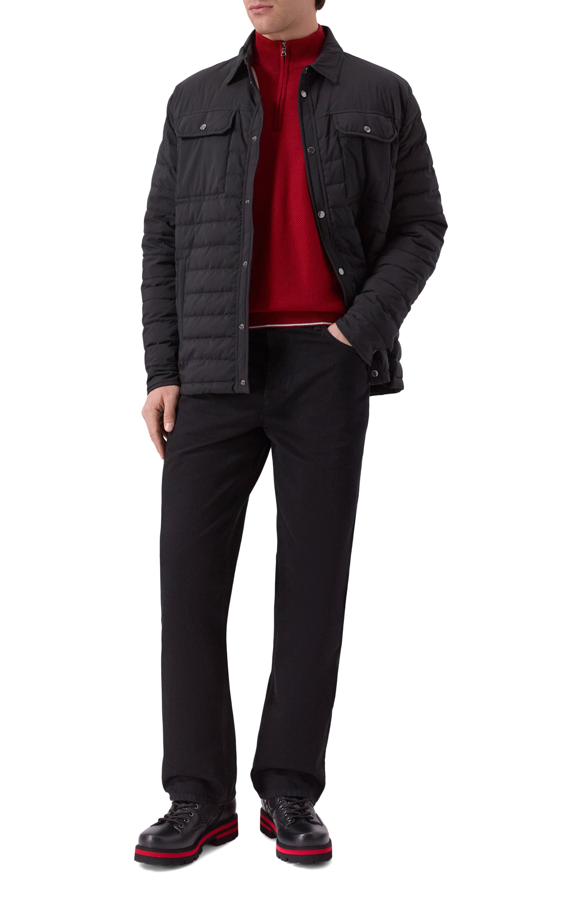 Кожаные ботинки courchevel BOGNER черного цвета по цене 55950 руб., арт. 12544382, фото 2 Кожаные ботинки courchevel BOGNER, арт. 12544382, фото 2