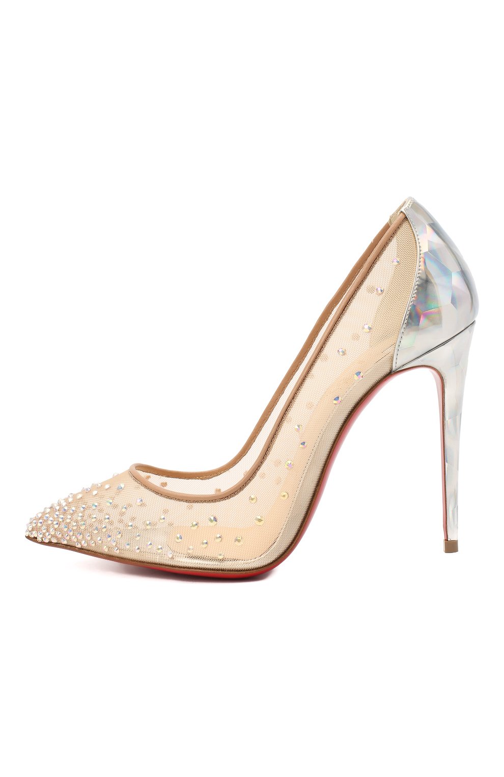 Туфли follies 100 CHRISTIAN LOUBOUTIN, арт. follies strass 100 rete/prisme, фото 2