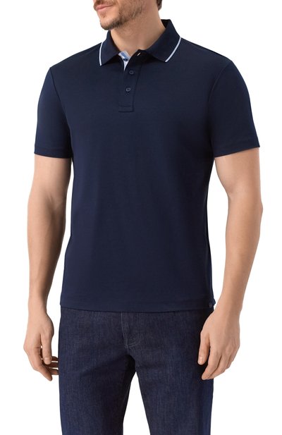 Хлопковое поло PAUL&SHARK, арт. 26411214_001, фото 3