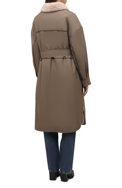 Пальто с меховой подкладкой VICTORIA KUSENKOVA, арт. 709009612553, фото 4