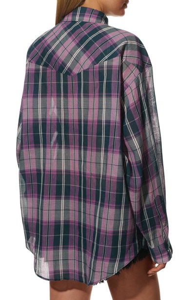 Хлопковая рубашка ISABEL MARANT ETOILE, арт. CH0803-22P026E/BADIANE, фото 4