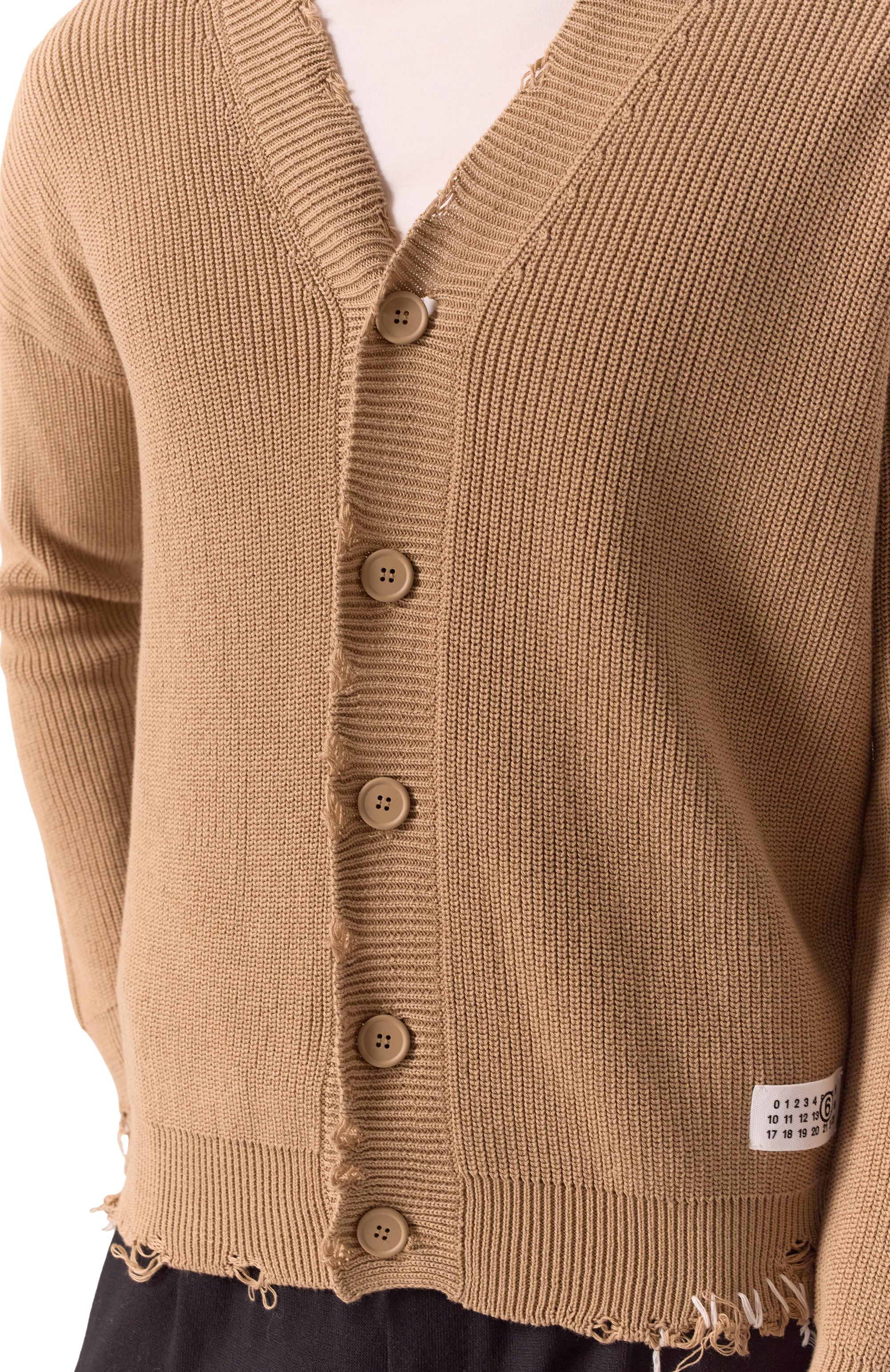 Хлопковый кардиган MM6, арт. SH0HP0008/M13089, фото 5