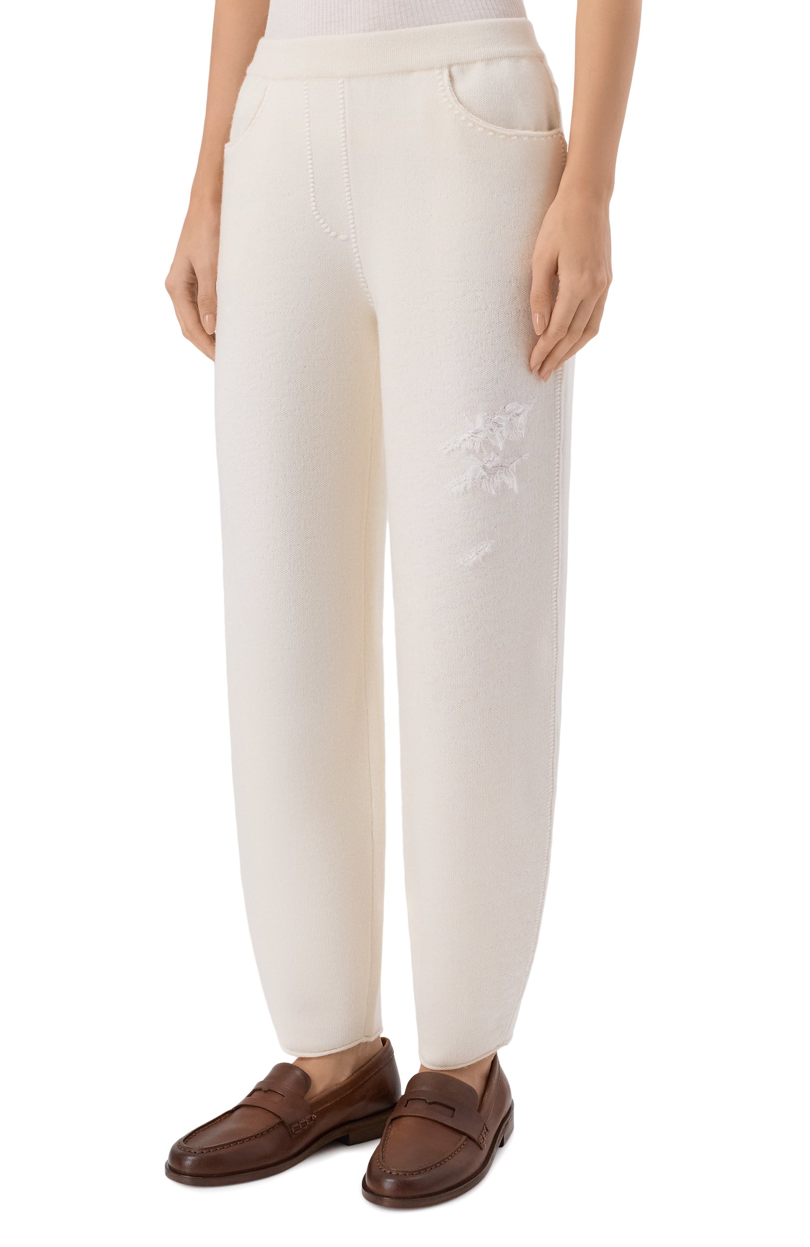 Брюки из шерсти  и хлопка AND THE BRAND, арт. W26-P074Y-1202-101, фото 3