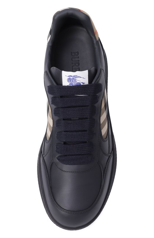 Комбинированные кеды Terrace Burberry 8110338 Синий  8110338 Фото 6