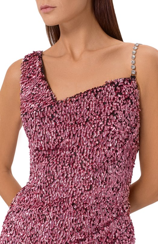 Платье из вискозы Area FW25AWDR0194FA01 Розовый  FW25AWDR0194FA01 Фото 4