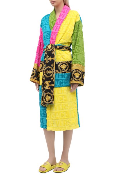 Хлопковый халат VERSACE, арт. ZACJ00014/ZC0SP052, фото 3