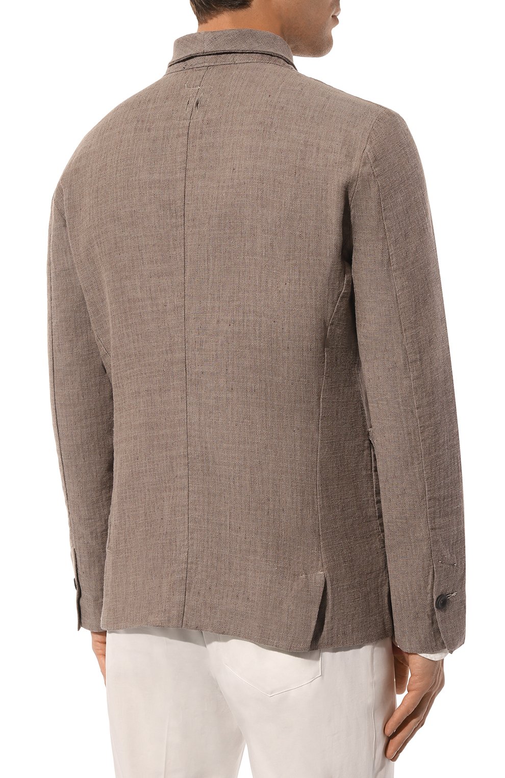 Пиджак из хлопка и льна HANNES ROETHER, арт. J0S32EF.6050, фото 4