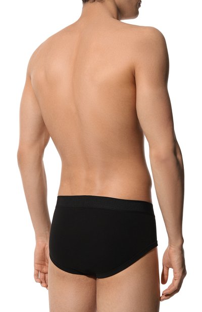 Хлопковые брифы TOM FORD черного цвета по цене 9210 руб., арт. T4LC1104, фото 3 Хлопковые брифы TOM FORD, арт. T4LC1104, фото 3