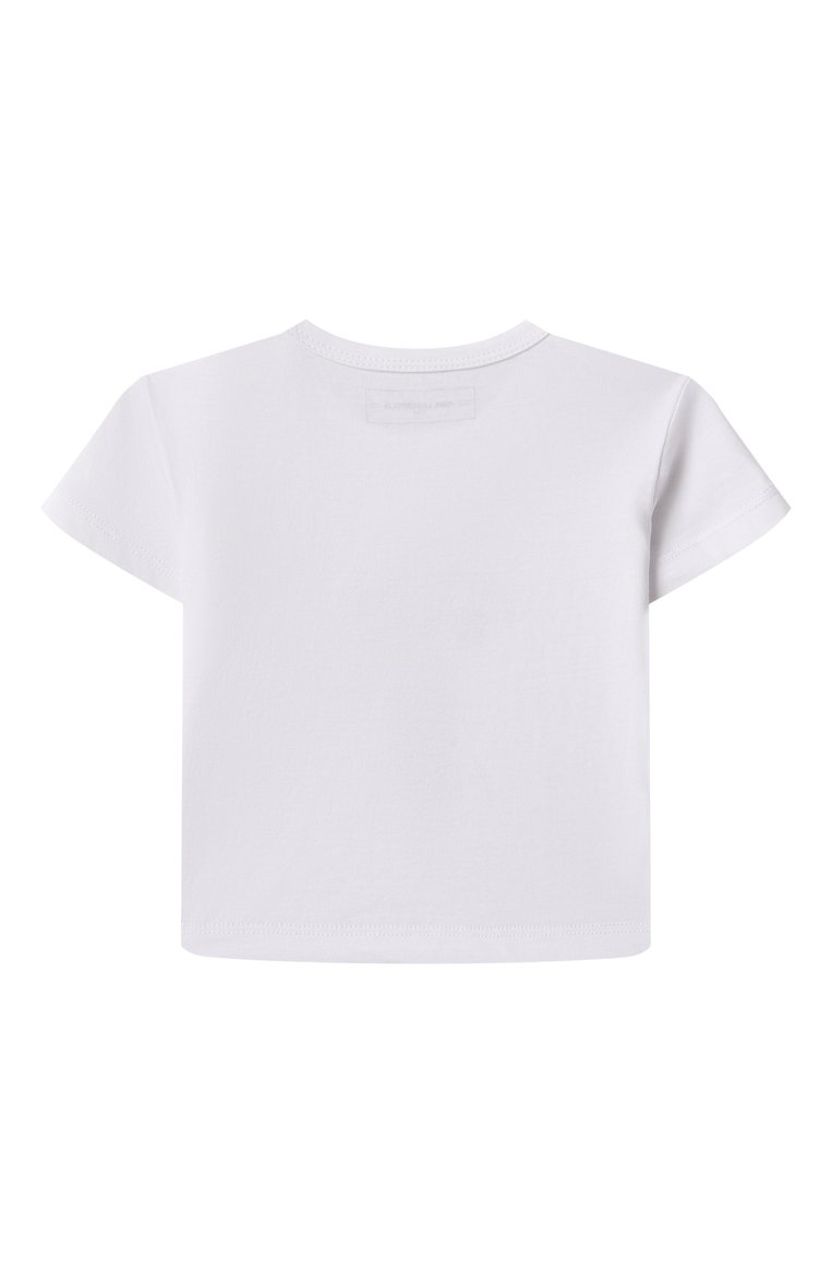 Детский комплект из футболки и шорт KARL LAGERFELD KIDS черно-белого цвета, арт. Z30502 | Фото 3 (Нос: Не проставлено; Кросс-КТ НВ: Костюм; Ростовка одежда: 9 мес | 74 см, 12 мес | 80 см, 18 мес | 86 см)