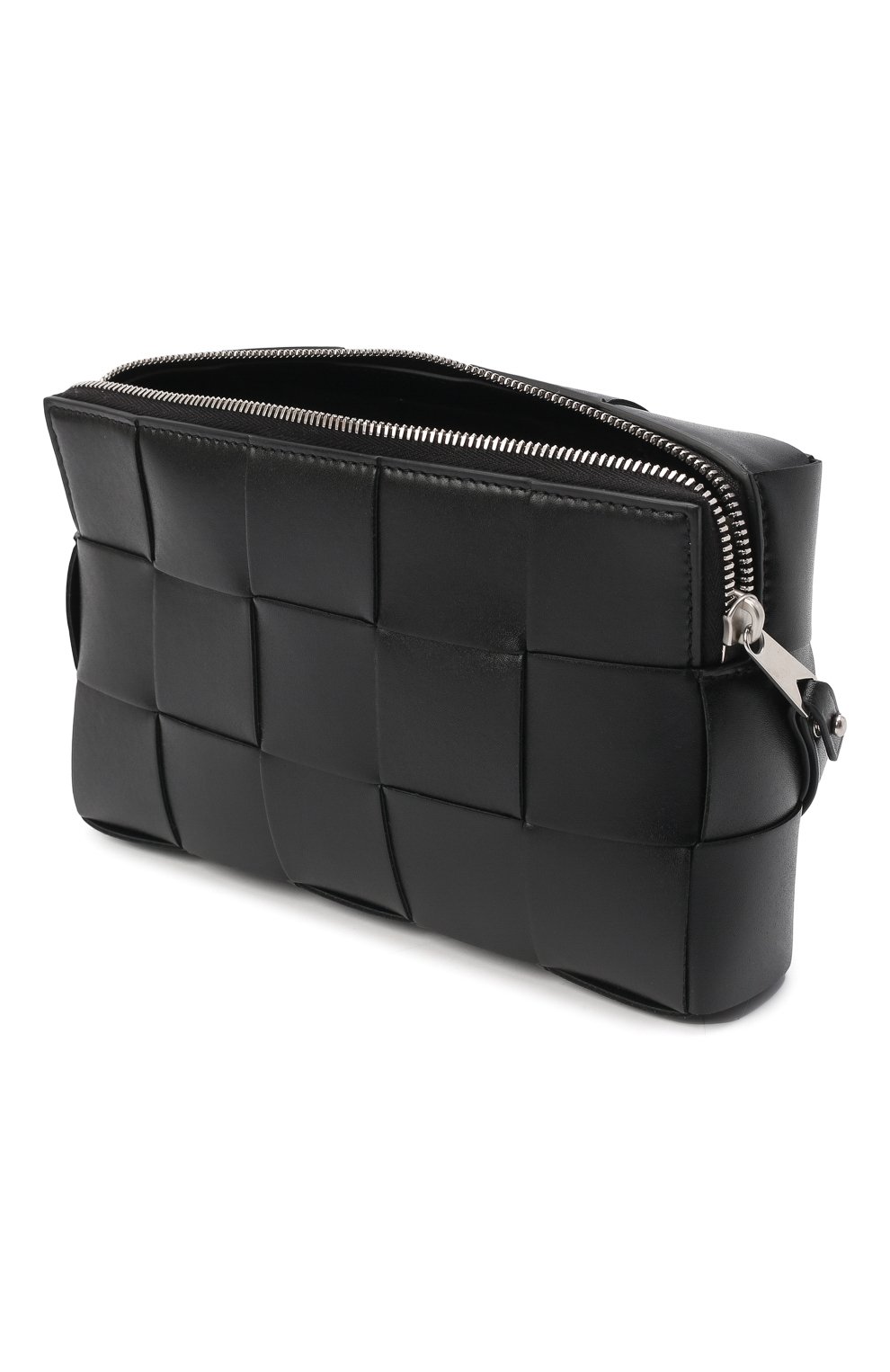 Кожаная борсетка BOTTEGA VENETA черного цвета по цене 85900 руб., арт. 679940/VBWD3, фото 5 Кожаная борсетка BOTTEGA VENETA, арт. 679940/VBWD3, фото 5