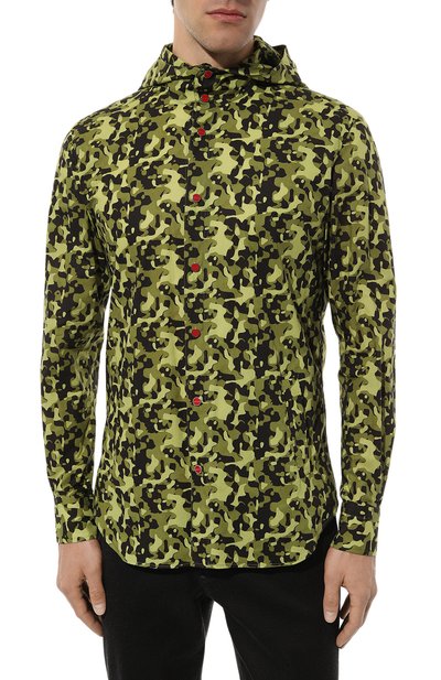 Хлопковая рубашка KITON, арт. UMCMARH08834, фото 3