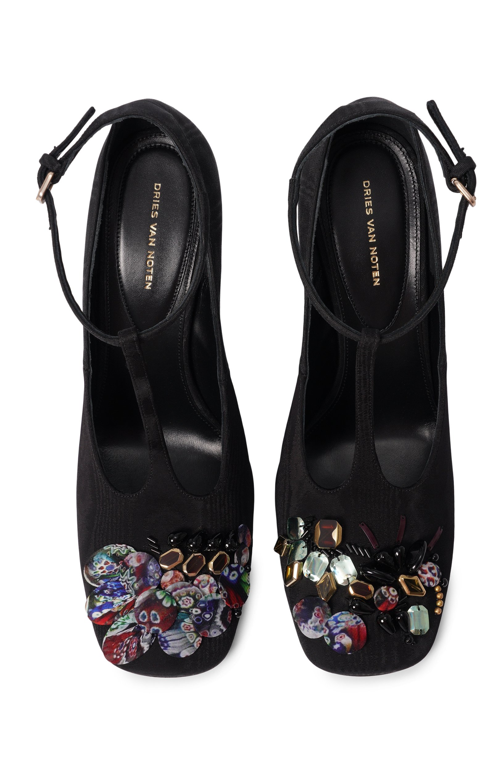 Текстильные туфли DRIES VAN NOTEN черного цвета по цене 138000 руб., арт. 262-131724/40244000, фото 6 Текстильные туфли DRIES VAN NOTEN, арт. 262-131724/40244000, фото 6