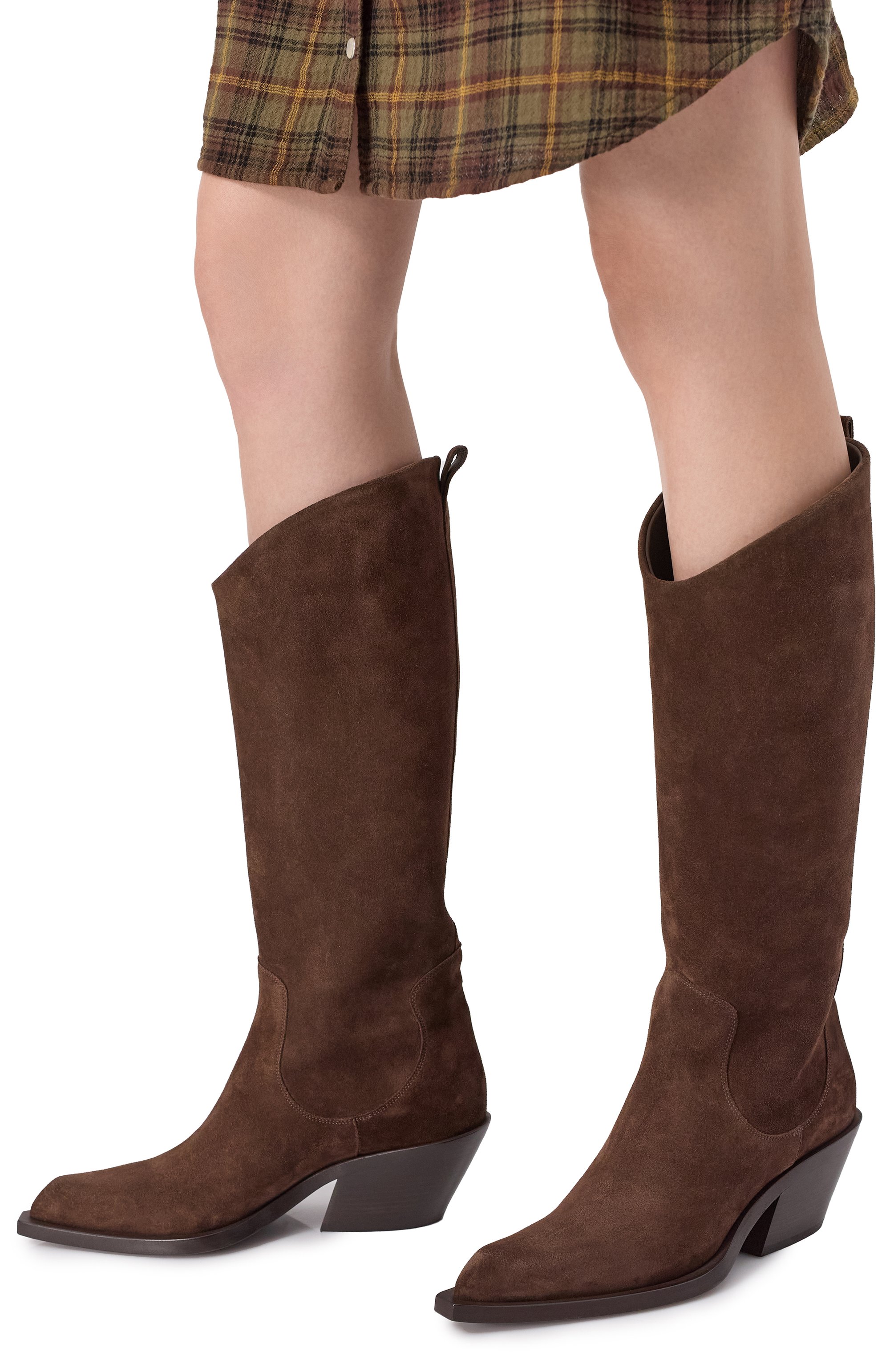 Замшевые казаки clotilde MATTIA CAPEZZANI, арт. W402/CR0STA, фото 2