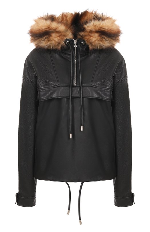 Кожаная куртка  David Koma PF25DK23J Чёрный PF25DK23J