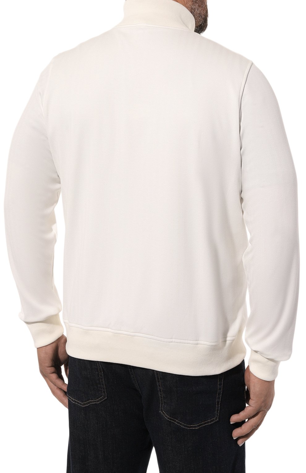 Толстовка MVST белого цвета по цене 111500 руб., арт. 14M459.PL00.MUST./58-62, фото 4 Толстовка MVST, арт. 14M459.PL00.MUST./58-62, фото 4