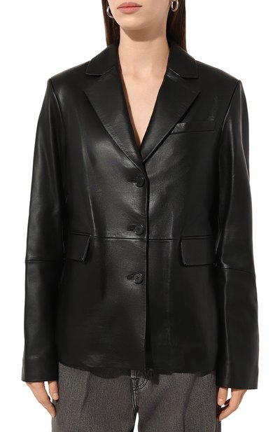 Кожаный жакет LOULOU DE SAISON, арт. ALD0, фото 3