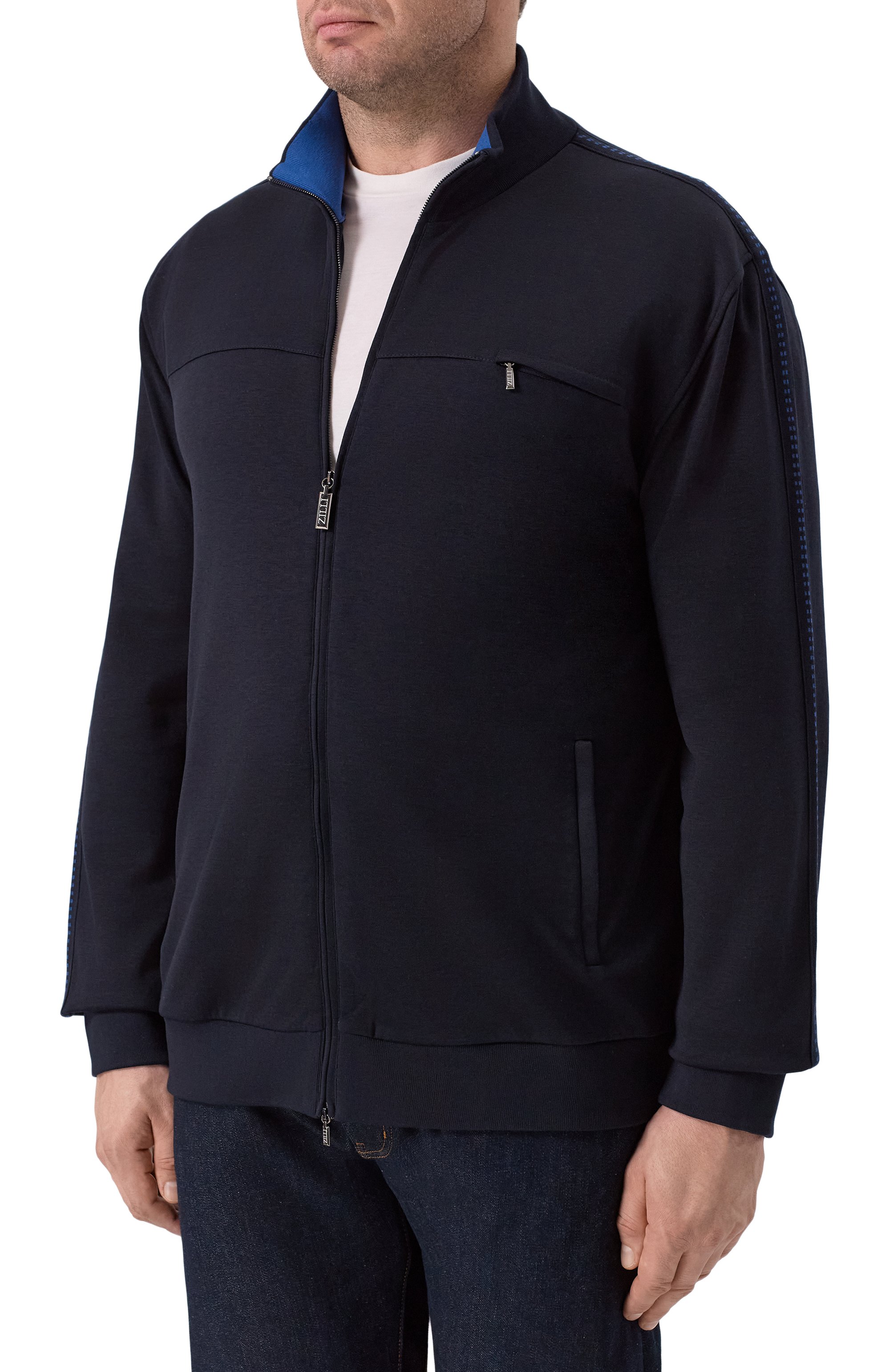 Т олстовка из хлопка и шелка ZILLI, арт. JSS001M0112VGCJ00/62-64, фото 3